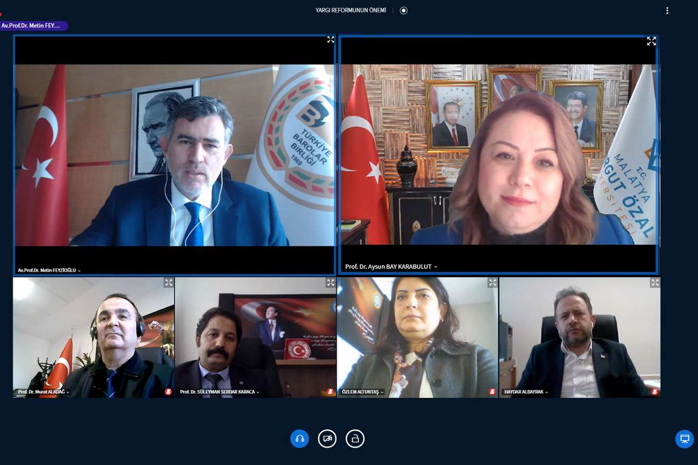 Malatya Turgut Özal Üniversitesi yargı reformu konulu konferans düzenledi Malatya Turgut Özal Üniversitesi yargı reformu konulu konferans düzenledi